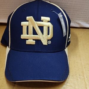 Adidas Navy and Gold Notre Dame Cap